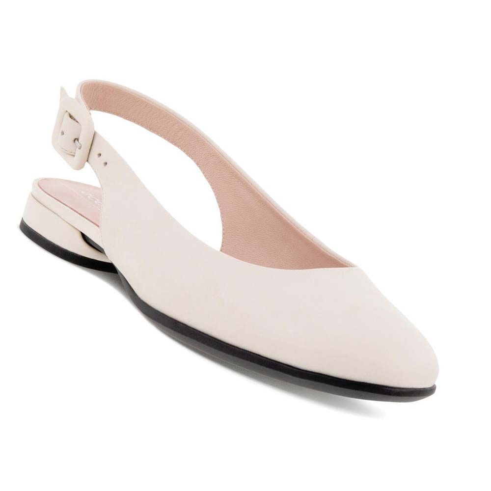 Women's Ecco Anine Sling-back Ballet Flats Beige | Canada 5ILH